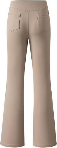 Blibean Tween Girls Flare Leggings High Pherced Yoga Dance Pants مع جيوب حجم 6-15 سنة in Kuwait