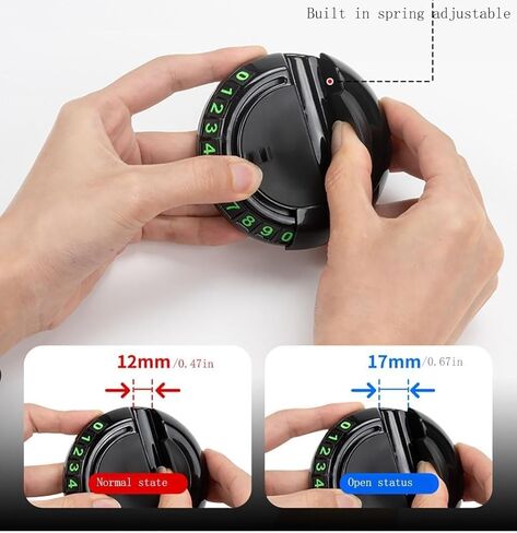 وسادة للسيارة متعددة الوظائف مضاد للسيارة وحامل الهاتف العالمي - وسادة لوحة القيادة القابلة للدوار مضاد للانزلاق مع رقم وقوف السيارات المؤقت ووسادة كبيرة لمفاتيح النظارات الشمسية والأدوات الصغيرة (أسود) in Kuwait