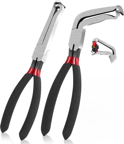 4 Pcs Electrical Disconnect Pliers for Cars，60 Degree Connector Pliers，Safety Wire Plier,Automotive Tools Electrical ConnectorPliers,ElectricalPlug DisconnectPliers in Saudi Arabia
