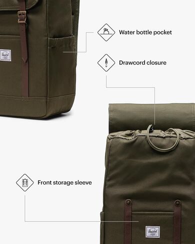 Herschel Supply Co. Retreat Small, Ivy Green, One Size in Saudi Arabia