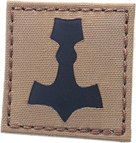 mult1cam IR Mjolnir 2x2 Thor Hammer Viking Norse Heathen Odin Tactical Hook Patch in Kuwait