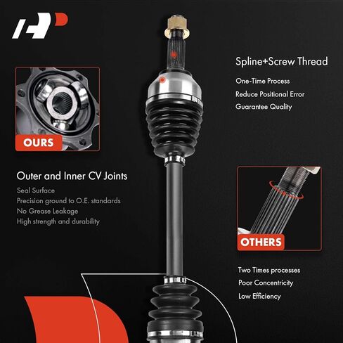 A-Premium CV Axle Shaft Assembly Compatible with Dodge Dart 2013 2014 2015 2016, Automatic Transmission, Front Left Driver Side, Replace# 52123843AC in Kuwait