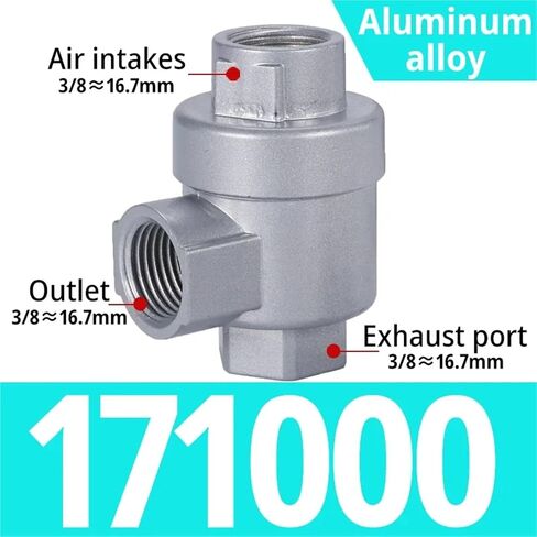 1/8 1/4 3/8 1/2 Inch Cylinder Quick Exhaust Valve XQ170610 XQ170600 XQ171000 XQ171500 1Pcs(BQE 03) in Saudi Arabia