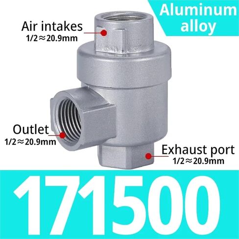 1/8 1/4 3/8 1/2 Inch Cylinder Quick Exhaust Valve XQ170610 XQ170600 XQ171000 XQ171500 1Pcs(BQE 03) in Saudi Arabia