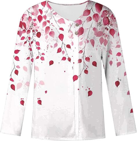 Womens Summer Tops Dressy Casual Long Sleeve Asymmetric V Neck Button Shirts Spring Fashion Slim Fit Western Blouses in Saudi Arabia