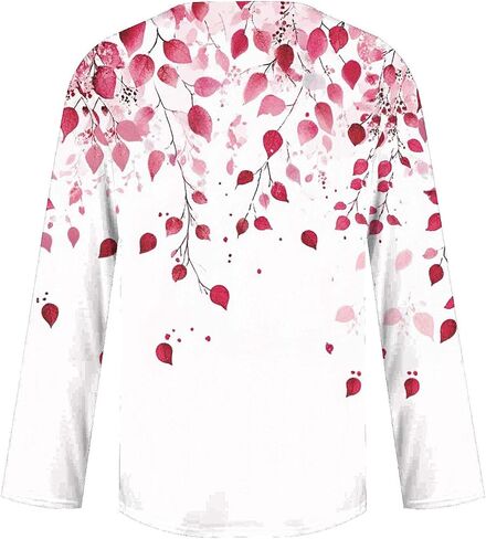 Womens Summer Tops Dressy Casual Long Sleeve Asymmetric V Neck Button Shirts Spring Fashion Slim Fit Western Blouses in Saudi Arabia