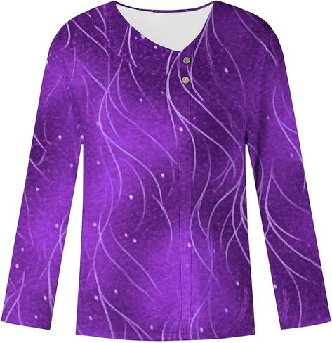 Womens Summer Tops Dressy Casual Long Sleeve Asymmetric V Neck Button Shirts Spring Fashion Slim Fit Western Blouses in Saudi Arabia