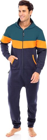 Skylinewears Unisex Adult Fleece Hooded Onesie – Zip Up One Piece Pajama Jumpsuit Sleepwear & Loungewear in Saudi Arabia
