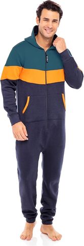 Skylinewears Unisex Adult Fleece Hooded Onesie – Zip Up One Piece Pajama Jumpsuit Sleepwear & Loungewear in Saudi Arabia