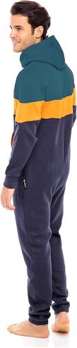 Skylinewears Unisex Adult Fleece Hooded Onesie – Zip Up One Piece Pajama Jumpsuit Sleepwear & Loungewear in Saudi Arabia