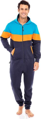 Skylinewears Unisex Adult Fleece Hooded Onesie – Zip Up One Piece Pajama Jumpsuit Sleepwear & Loungewear in Saudi Arabia