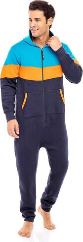 Skylinewears Unisex Adult Fleece Hooded Onesie – Zip Up One Piece Pajama Jumpsuit Sleepwear & Loungewear in Saudi Arabia