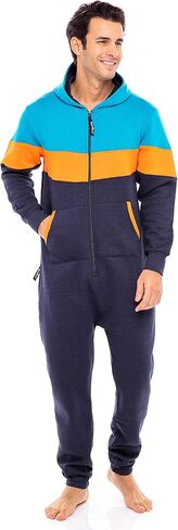 Skylinewears Unisex Adult Fleece Hooded Onesie – Zip Up One Piece Pajama Jumpsuit Sleepwear & Loungewear in Saudi Arabia
