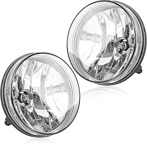RP Remarkable Power, Fog Light for 2007 2008 2009 2010 2011 2012 2013 Sierra 1500 & 2007-2014 Sierra 2500 HD/ 3500 HD (Not Fits Classic Models) Clear Bumper Fog Lamps Pair with H3 12V-55W Bulbs FL7083 in Saudi Arabia