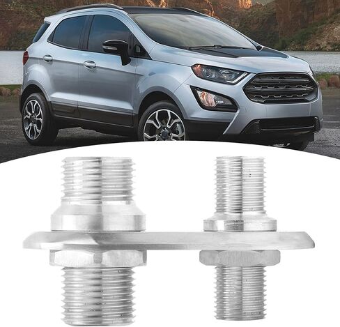 Universal Car 2 Port Air Compleher Complkhead Connector استبدال تعديل إكسسوارات السيارات عالية الأداء Hot Rod (Silver) in Saudi Arabia
