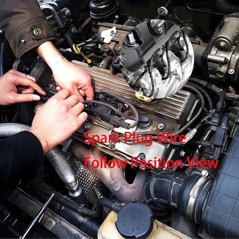 6pcs الأداء العالي الأداء سلك الإشعال مجموعة 671-6228 متوافق مع Mitsubishi Montero 2001-2002 Mitsubishi Montero Sport 2001-2004 in Kuwait