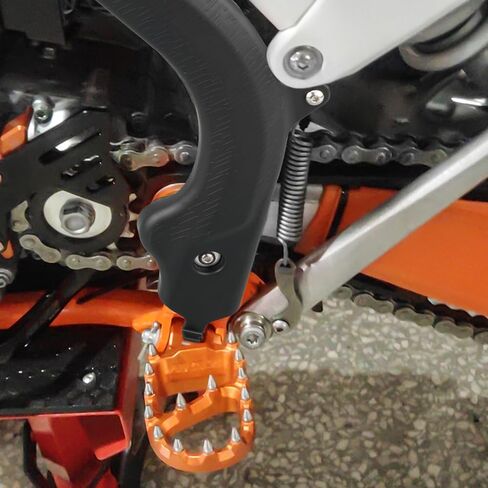 Orange Motorcycle Frame Protection Shield Covers Compatible with KTM 125-450 SX/SX-F/XC/XC-F 2019 2020 2021 2022 125-500 EXC/EXC-F/XC-W/XCF-W 2020 2021 2022 See Fitment in Saudi Arabia