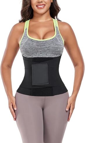 Waist Trainer for Women Waist Cincher Trimmer Ab Belt Tummy Control Body Shaper with Triple Wrap in Kuwait