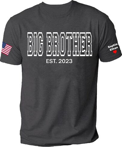 NAZENTI Personalized T-Shirts with Kid’s Name for Father’s Day, Custom Father’s Day Shirt in Saudi Arabia