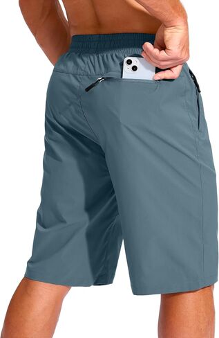 G Gradual Men's 11"/13" Board Shorts with 3 Zipper Pockets Long Swim Trunks Quick Dry Bathing Suit Beach Shorts No Liner in Kuwait