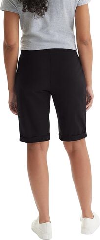 Hanes Women's Shorts, French Terry Bermuda Pocket Shorts, Jersey Knit Fleece Shorts, Women's Bermuda Shorts, 11" in Kuwait