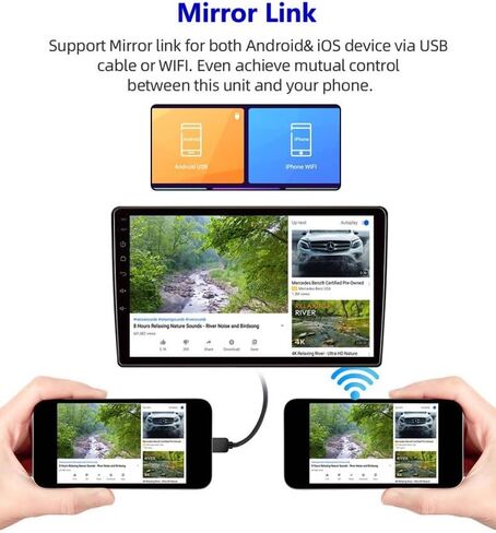 10.1-inch Android Navigation Display Panel for Hyundai Tucson 2006-2013, Center Console Multimedia System Upgrade Frame (with Power Cable) in Saudi Arabia