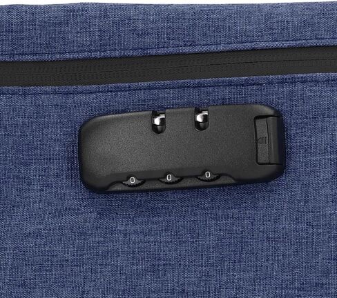 حقيبة إثبات الرائحة مع قفل تركيبة ، قفل قفل الأموال من القفل حقيبة لودائع بنك السفر النقد (الأزرق البحري) in Kuwait