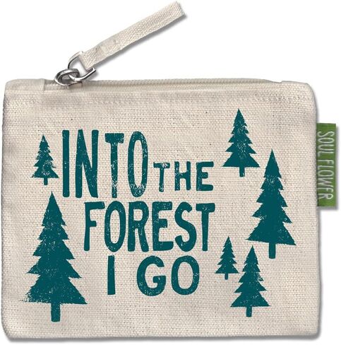Soul Flower Small Eco Zipper Pouch (Mushroom Botanical Morel) in Kuwait