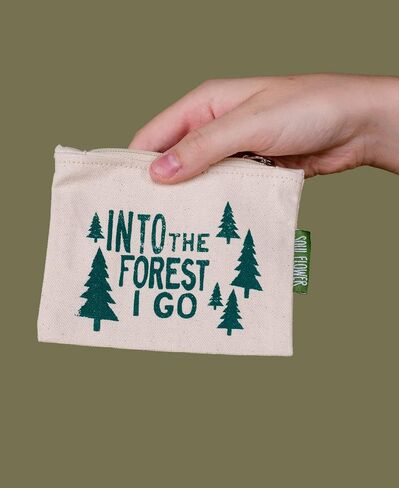 Soul Flower Small Eco Zipper Pouch (Mushroom Botanical Morel) in Kuwait