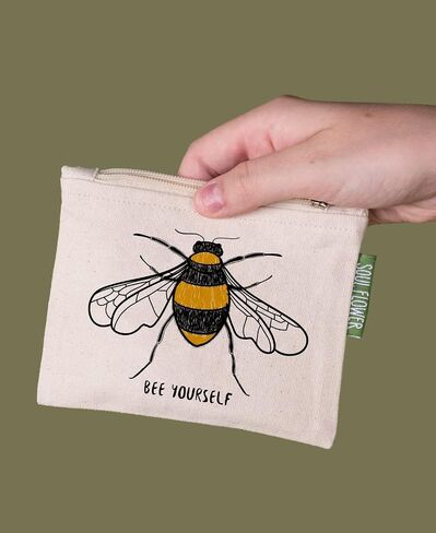 Soul Flower Small Eco Zipper Pouch (Mushroom Botanical Morel) in Kuwait