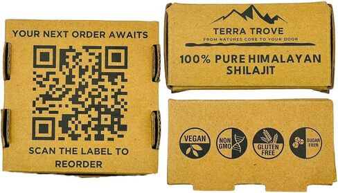 Pure Himalayan Shilajit Resin | 100% Authentic, Natural, Organic and Lab Tested | Contains 85+ Trace Minerals and Fulvic Acid | 75 Servings for Energy Boost & Immune Support | 30 Grams in Saudi Arabia
