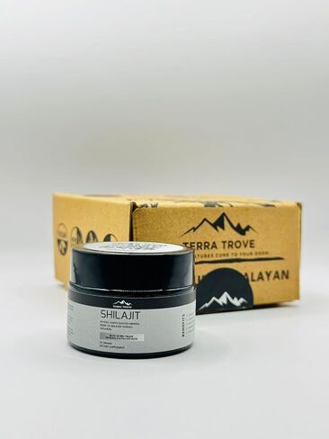 Pure Himalayan Shilajit Resin | 100% Authentic, Natural, Organic and Lab Tested | Contains 85+ Trace Minerals and Fulvic Acid | 75 Servings for Energy Boost & Immune Support | 30 Grams in Saudi Arabia