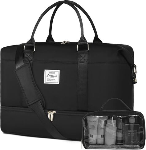 LOVEVOOK Travel Bag Weekender Bags for Women, Carry on Overnight Bag with Shoe Compartment,Duffle Bag with Laptop Pocket,Hospital Bag for Labor Delivery,Gym Tote Bag with Toiletry Bag in Saudi Arabia
