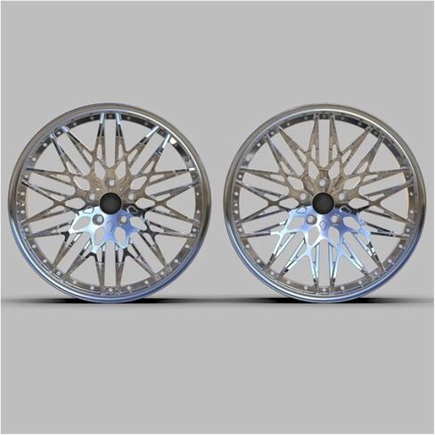 1pcs مزورة عجلة سيارة حافة 18 19 20 21 22 بوصة من ألواس الألومنيوم ، متوافقة مع موستانج 2006 حافات السيارات 18 بوصة (34_18in.) in Kuwait