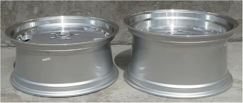 1PCS Classic Car Wheel Rim 17 inch 17 × 8.0 17x9.5 5x112 عجلات سبيكة السيارات متداخلة متوافقة مع SL 300 Car Rims (Black1_17in.) in Saudi Arabia