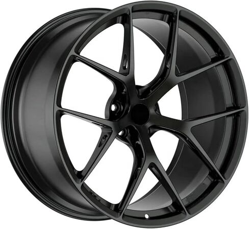 1PCS مخصص الساتان الأسود 5x114.3 5x120 عجلات مزورة عجلات رياضية تتوافق مع مرسيدس AMG متوافقة مع Audi RS متوافق مع BMW (Four_19in.) in Saudi Arabia