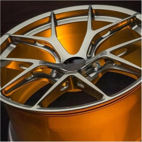 1PCS مخصص الساتان الأسود 5x114.3 5x120 عجلات مزورة عجلات رياضية تتوافق مع مرسيدس AMG متوافقة مع Audi RS متوافق مع BMW (Four_19in.) in Saudi Arabia