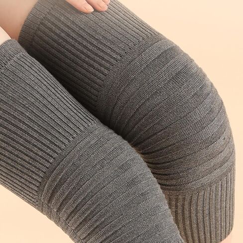 Winter Knee Warmer Knit Leg Warmers Knitted Warm Knee Pads Arthritic Knee Braces Sleeve Cycling Skiing Knee Protector in Saudi Arabia