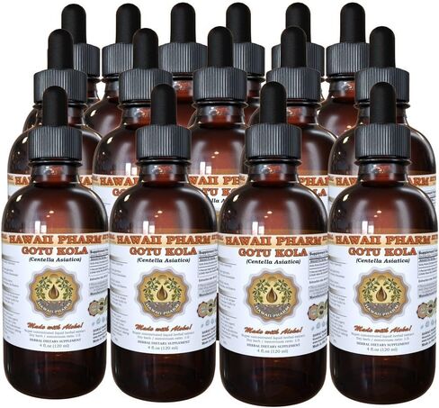 Gotu Kola Liquid Extract, Organic Gotu Kola (Centella Asiatica) Tincture Supplement 2x4 oz in Saudi Arabia