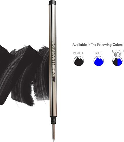 Monteverde Montblanc Compatible Medium Rollerball Refill Blue (Pack of 2) in Saudi Arabia