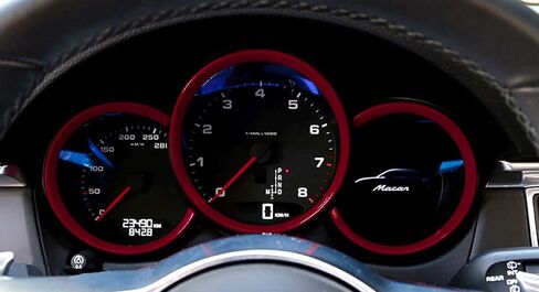 Xotic Tech Tech Dashboard Gauge Meter Frame Frame Dash Clock Ring Covers متوافق مع Porsche Macan 2015-Up ، 718 Cayman Boxster 2016-2018 (Silver)-4pcs in Kuwait