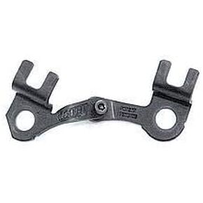 DART 27001230-4 PushRod Guide Plate - 3/8 in pushrod - Raised - قابل للتعديل - الصلب - أكسيد الأسود - مجموعة كبيرة من تشيفي - مجموعة من 4 in Kuwait