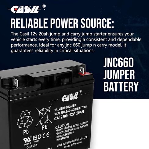 JNC 660 Jump n Carry Jumper Battery for Jump n Carry JNC660 jnc105 Battery jnc300xl Replacement Battery jnc660 Replacement Battery Jump and Carry Jump Starter Jump Box for car Battery in Saudi Arabia