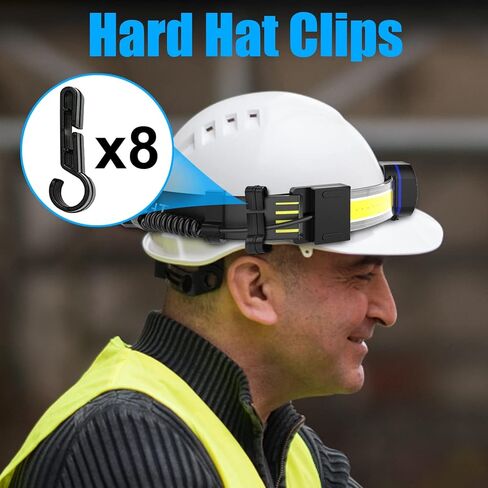 مصباح أمامي LED قابل لإعادة الشحن، مصباح أمامي فائق السطوع 1200 لومن مع 10 أوضاع، مصابيح أمامية مريحة بزاوية 90 درجة، مصباح أمامي مقاوم للماء IPX4 للتخييم في الهواء الطلق، والمشي لمسافات طويلة، والجري، وصيد الأسماك in Kuwait