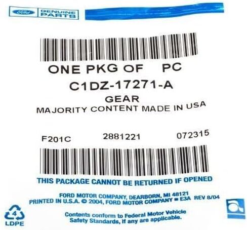 Genuine Ford Parts - Gear - Driven (C1DZ-17271-A) in Saudi Arabia