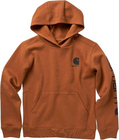 سويت شيرت Carhartt للأطفال CA6549 بأكمام طويلة - للأولاد الكبار - كبير (14/16) - ديب لاجون in Saudi Arabia