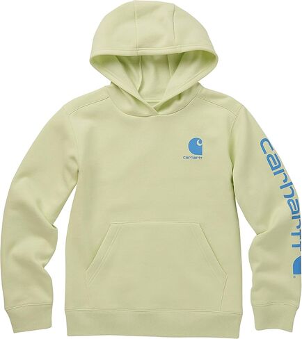 Carhartt Kid's CA6549 Long-Sleeve Graphic Sweatshirt - Big Boys - Large (14/16) - Deep Lagoon in Saudi Arabia