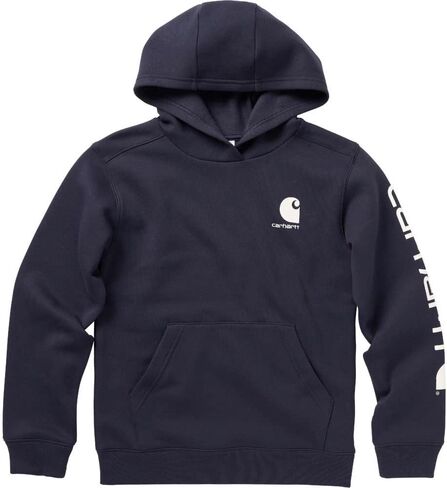 Carhartt Kid's CA6549 Long-Sleeve Graphic Sweatshirt - Big Boys - Large (14/16) - Deep Lagoon in Saudi Arabia