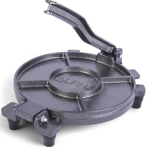 50520A 8 Inch Quesadilla Heavy Duty Empanada Press – Food-Grade Non-BPA Materials – Cast Iron Seasoning Tortilla Maker for Kitchen, Home Use in Saudi Arabia