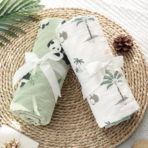 Muslin Baby Blankets for Girls Super Soft Nursery Minky Blankets with Breathable Muslin Cotton Front and 3D Touch Dotted Fleece Backing, Pink Floral Printed Bed Throws Newborn in Kuwait